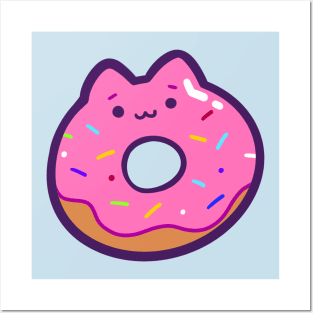 Cat Donut Posters and Art